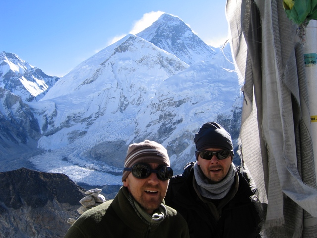 Greg und Steve vor dem Everest